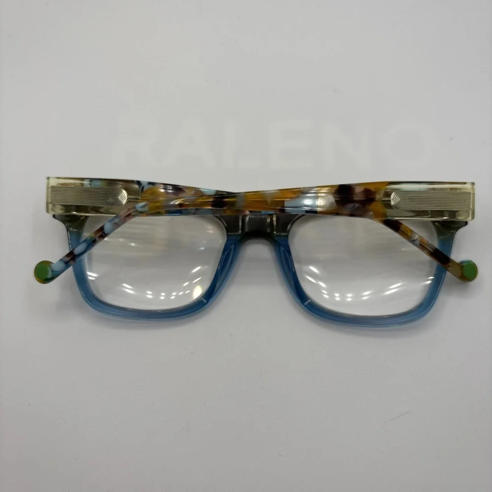 Pure P-7004 455 Brown Havana/Blue 50-20-140 Womens Eyeglasses Frames #311